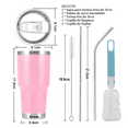 thumbnail image 2 of Vaso Térmico Bloosom  De 30oz Acero Inoxidable rosa, 2 of 4