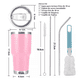 thumbnail image 2 of Vaso Térmico Bloosom  De 30oz Acero Inoxidable rosa, 2 of 4