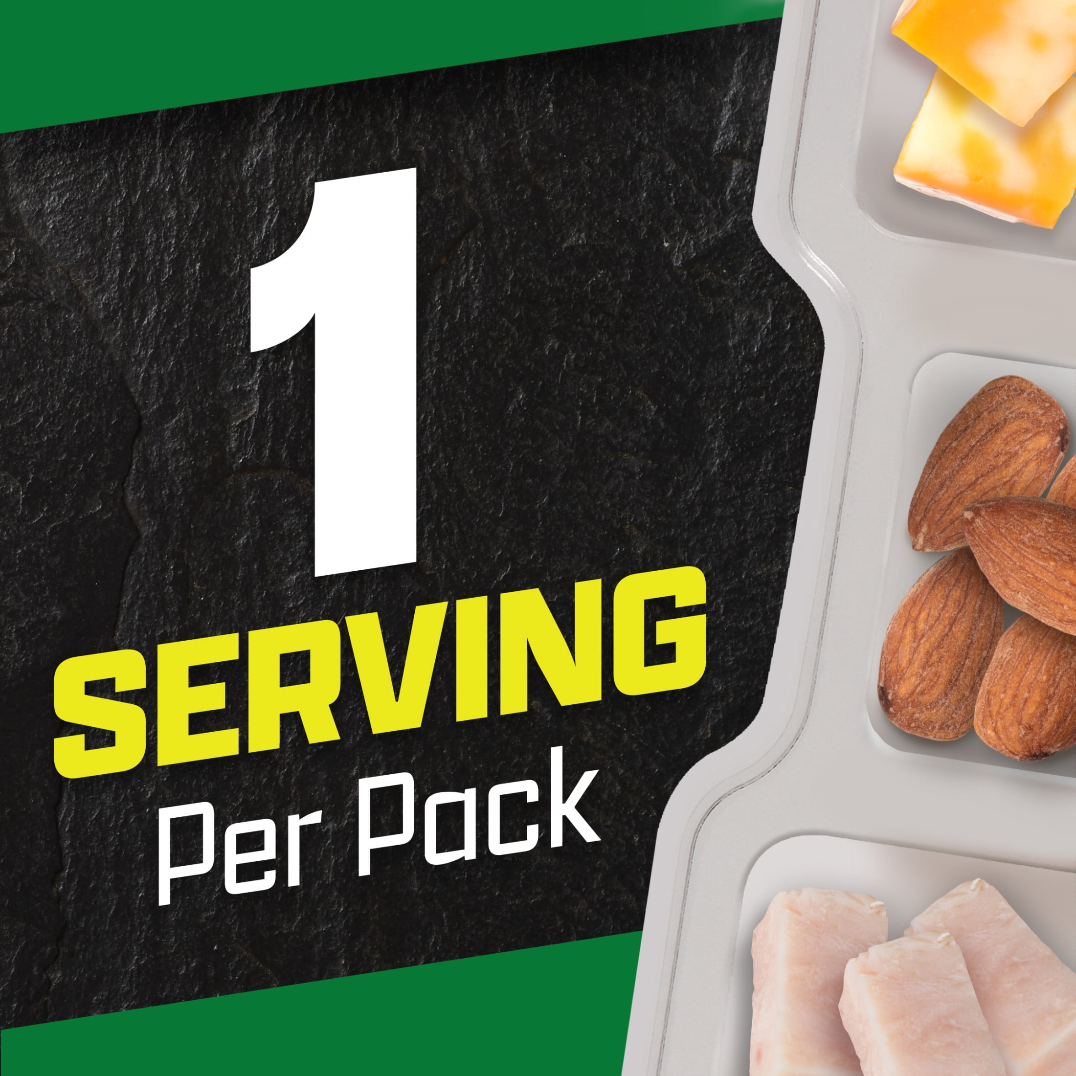 P3 Portable Protein Pack Turkey, Almonds, Colby Jack Cheese, 2 oz Tray