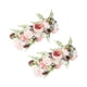 thumbnail image 2 of 2 piezas de flores falsas, guirnalda de rosas, adornos florales, regalos de fiesta, arco de boda, arreglo floral para puerta principal de sala, 2 of 9