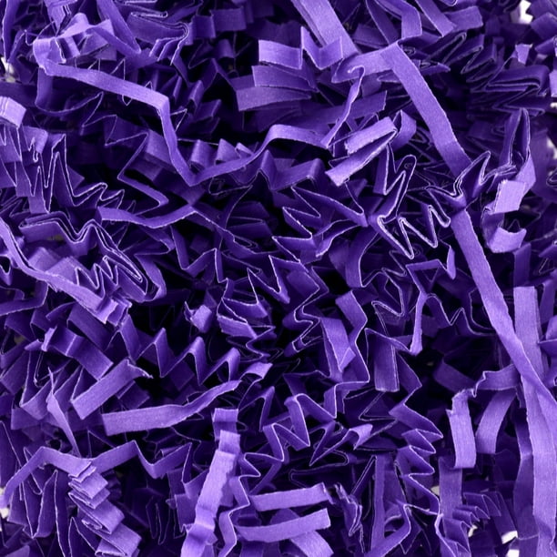 Crinkle Paper Shredded Paper for Gift Box Crinkle Cut Purple