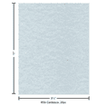 thumbnail image 6 of Cdstk Parchment 8.5x11 65lb Blue (25 sheets), 6 of 7
