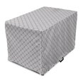 thumbnail image 1 of Abstract Dog Crate Cover, Continuous Floral and Lines Simplistic Soft Grey Illustration, Easy to Use Pet Kennel Cover Small Dogs Puppies Kittens, 7 Sizes, Charcoal Grey and Pale Grey, by Ambesonne, 1 of 6