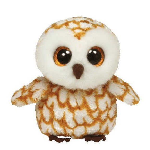 TY Beanie Boos - SWOOPS the Owl (Glitter Eyes) (NO TY HANG TAG) 6" Plush