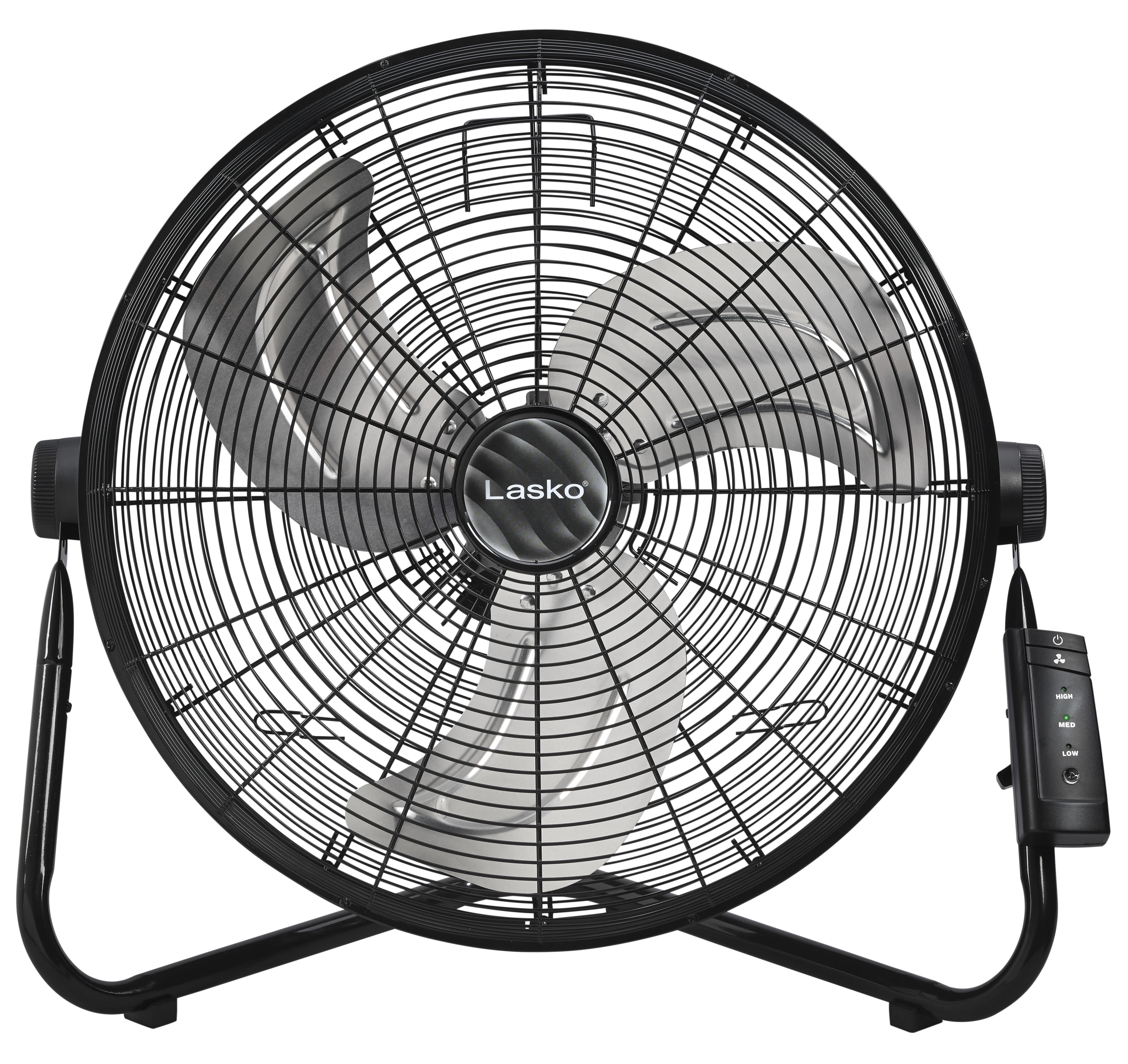 Lasko 20 Pivoting High Velocity Floor Fan with Wall Mount Option and Remote,  H20685 - Walmart.com