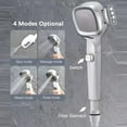 thumbnail image 2 of Shower Head Booster On/Off Pause Button High Pressure 4 Modes Adjustable For Bathrooms, 2 of 10