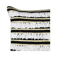 thumbnail image 2 of Spitiko Homes Cotton Cushion Sweet Corn/Black 18x18, 2 of 3