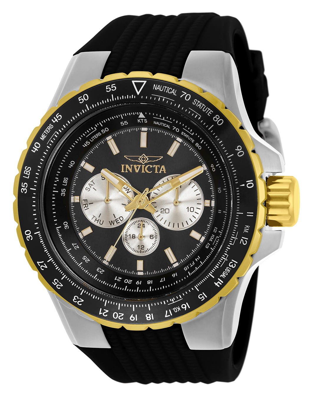 よろづやシ Invicta Aviator Men's Watch 49mm. Black 37629 YS0000046437136923