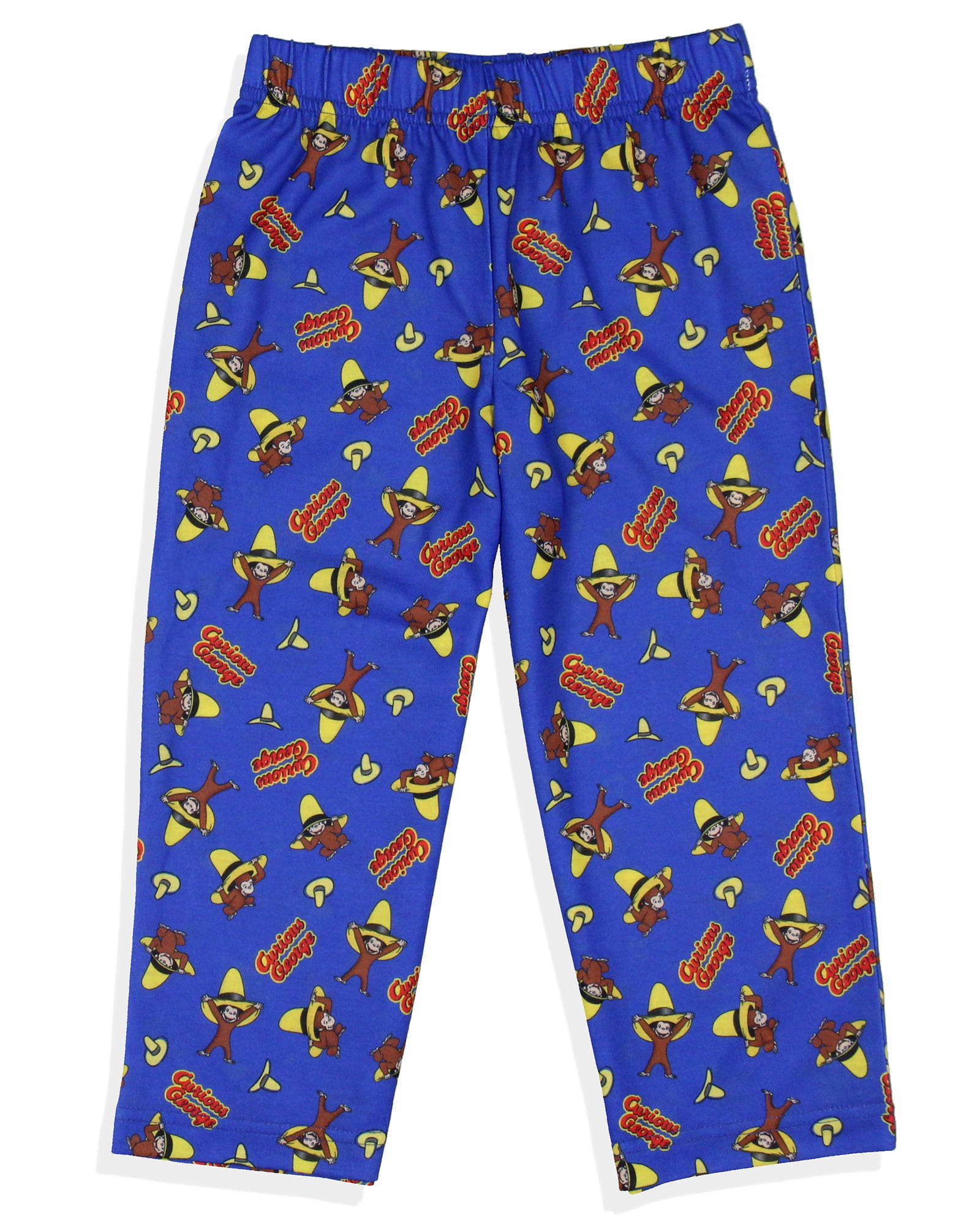 Curious George Men's Yellow Hat Sleep Tossed Print Pajama