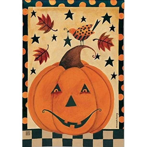 Breeze Art Country Pumpkin Garden Flag #31199 - Walmart.com - Walmart.com