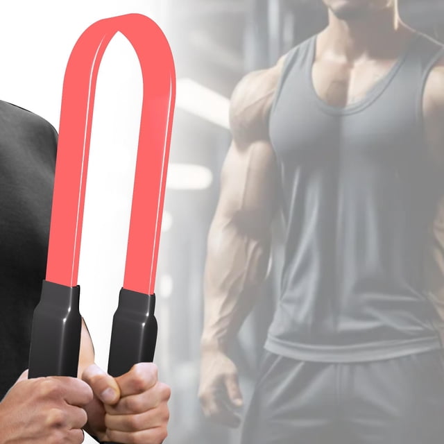 Power para brazos, parte superior del cuerpo, entrenamiento de fuerza, pecho, equipo de fitness para mujeres y hombres, para antebrazos. Negro Rojo 30KG