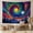 C, variant on XaaKee Tapestry Wall Hanging, Surreal Cosmic Landscape Rainbow Stars Tapestry For Bedroom, High-Quality Polyester Large Wall Tapestry For Living Room Dorm, 60x40Inch