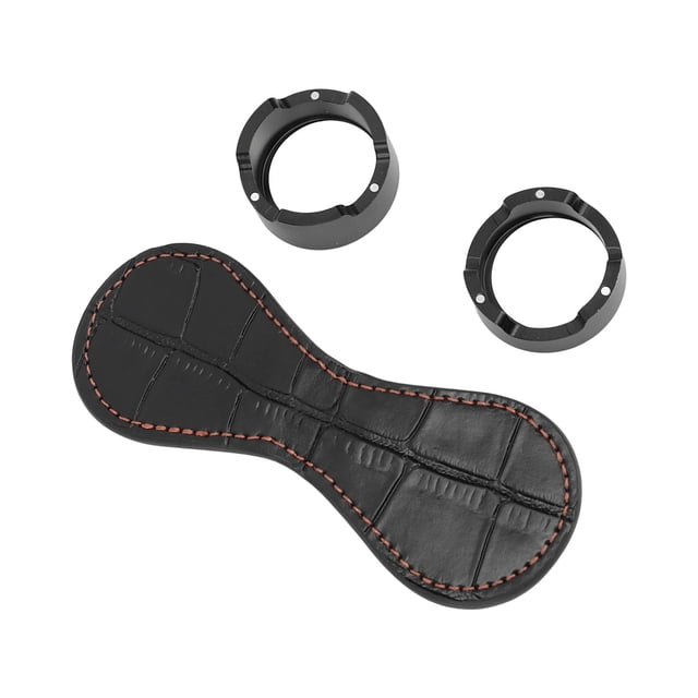 Soporte de Tiza de Piscina de Bolsillo, Mano de Obra exquisita fácil Acceso a la Aleación de Aluminio Negro Billar Billar Billar Titular Para Uso Al Aire Libre