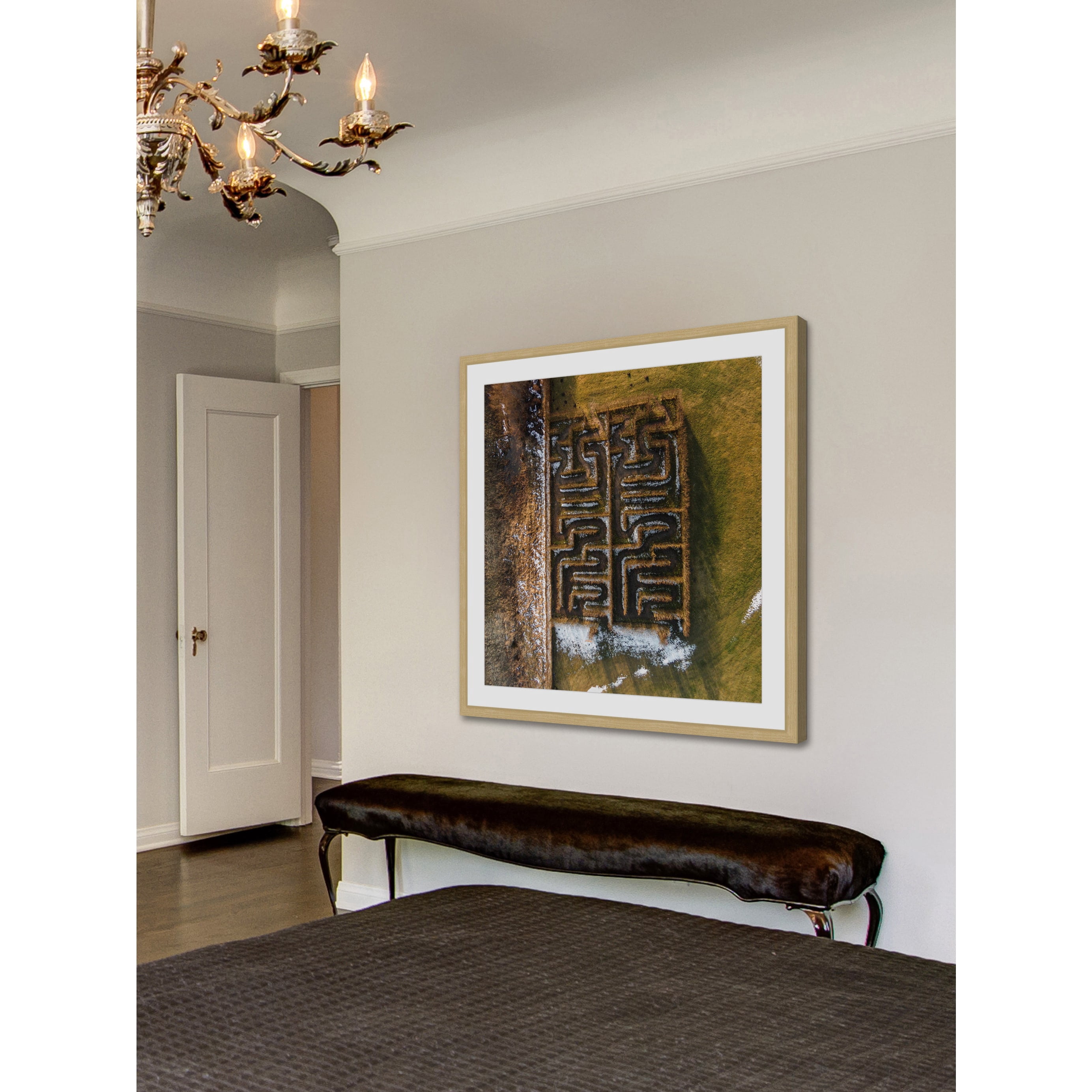 "Mazes" Framed Painting Print