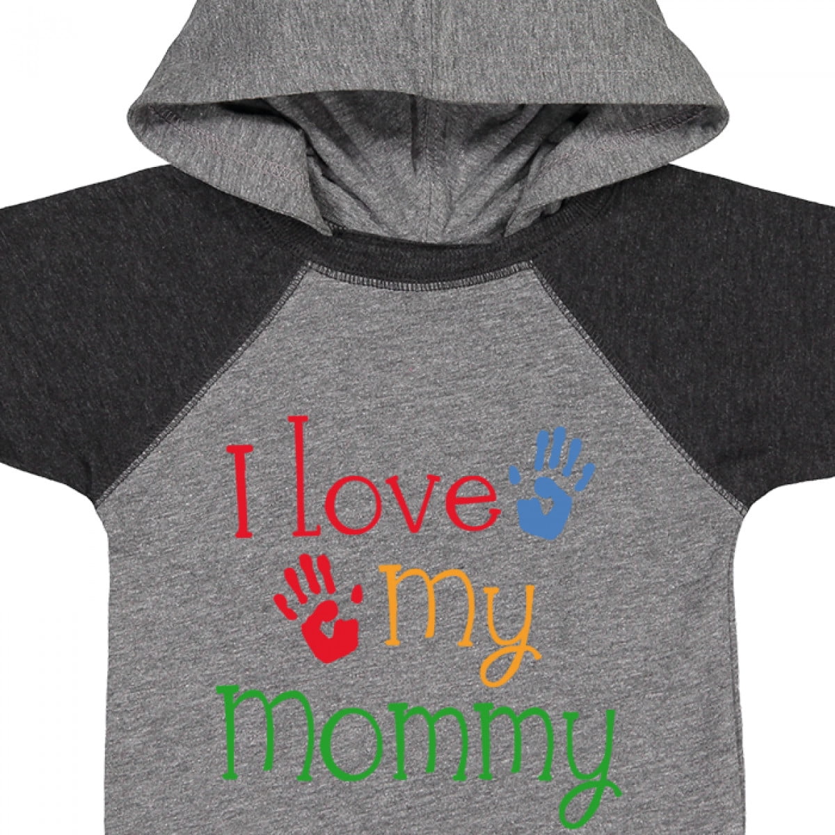 Inktastic I Love My Mommy Handprints Boys or Girls Baby Bodysuit