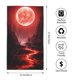thumbnail image 2 of Balery Red Moon Lava Toalla de Microfibra Premium con Estampado – 27.5x16 pulgadas, Alta Absorción, Suave y Aterciopelada, Secado Rápido, 2 of 6