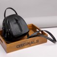 thumbnail image 2 of Moda mujer suave PU cuero Messenger Bag Casual pequeños bolsos (negro), 2 of 5