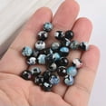 thumbnail image 5 of U8MO 30pcs 8mm Round Faceted Combined Agate Stone Loose Beads Lot for Jewelry Making-8# Orange Green, 5 of 5