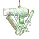 thumbnail image 1 of Lekihaqq Hairdresser Christmas Ornament Salon Decorations 2D Hanging Hair Dryer Scissors Stylist Tool Themed Holiday Tree Decor for Beauty Professionals Gift, 1 of 3
