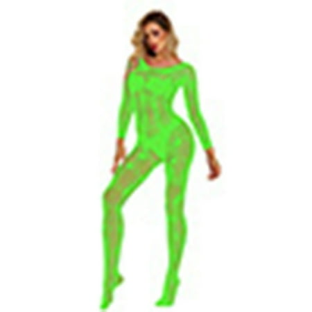 Lenago Women s Mesh Lingerie Fishnet Babydoll Bodystocking Nightwear Mini Dress Chemise Free Size Sexy Bodysuit Sleepwear Underwear
