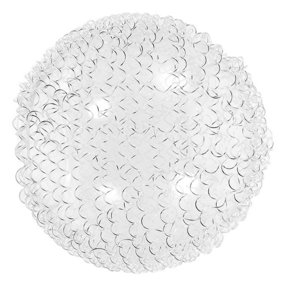 DEEPCRAFF Ceiling Light Shade Cover Globe Glass Lamp Shade Aluminum Wire 1Set