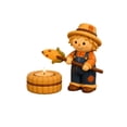 thumbnail image 2 of Halloween Campfire Tealight Holder, Cute Ghost Mummy Scarecrow Statue Tealight Candle Holders, Ghost Campfire Gathering for Halloween Decorations Indoor, Not Included Candle C, 2 of 6