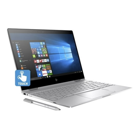 HP Spectre x360 Laptop 13-ae011dx - Flip design - Intel Core i7 8550U / 1.8 GHz - Win 10 Home 64-bit - UHD Graphics 620 - 8 GB RAM - 256 GB SSD NVMe - 13.3" IPS touchscreen 1920 x 1080 (Full HD) - Wi-Fi 5 - HP finish in natural silver - kbd: US