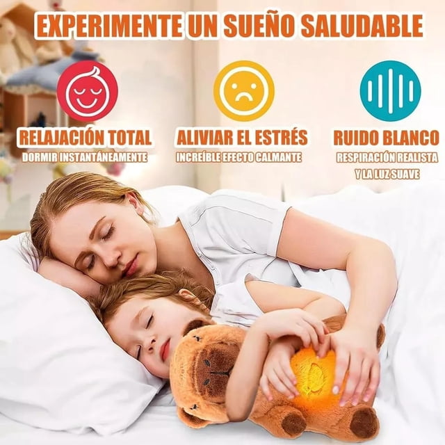 CAPIBARA JUGUETE QUE RESPIRA, ALIVIA LA ANSIEDAD CON SONIDO