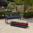 thumbnail image 6 of ARDEN Oceantex Outdoor Plush Classic Tufted Bench Cushion 48 x 18, Ocean Blue, 6 of 7