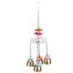 thumbnail image 5 of Campana de juguete para pájaros, bonito juguete para loros, campana colgante para pájaros, juguete para pájaros, instalación sencilla, 5 of 12