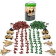 thumbnail image 2 of Juego de Figuras de de Plástico de 210 Piezas para Modelo de Escenario Sunnimix Figura de acción de soldado Playset, 2 of 8