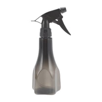 Unique Bargains 1 Pc Refillable Spray Bottles Square BottomHair Spray Bottles for Hair 300ml Clear Gray