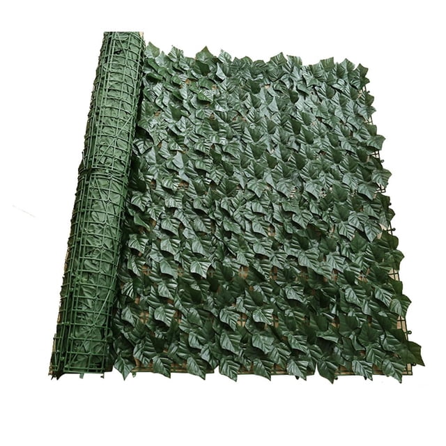 Artificial Leaf Screening Roll, Easy Installation Privacy Artificial Ivy Fence Screen for Terrace Decoration