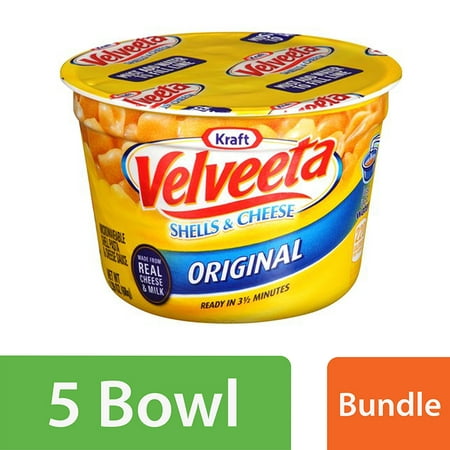 (5 Pack) Velveeta Original Shells & Cheese, 2.39 oz