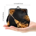 thumbnail image 2 of Purse with Zinc Alloy Jaws - 4.3x4.7 in/11x12 cm Size - DurableCompact and Convenient Storage SolutionSleek Design for Organized on-the-Go Essential Accessoryy, 2 of 7