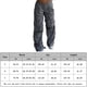 thumbnail image 2 of Pantalones Tipo Cargo Pantalones cargo Mujer Pantalones casuales sueltos Cordón Y2K Primavera Verano (Gris L) Ygjytge para Mujer Gris T L, 2 of 5