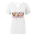 thumbnail image 4 of MuXiKeJi Clothes Women Tops Casual Happy Easter Cartoon Bunny Short Sleeve Tee for Womens Blouse Tops Summer Clothes for Womens, 4 of 4
