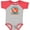 Baseball Heather and Red, variant on Inktastic Daytona Beach Florida Vacation Trip Boys or Girls Baby Bodysuit