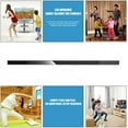 thumbnail image 3 of Wii Sensor bar, Wired Infrared Sensor Bar for Wii, Replacement Wired Infrared IR Ray Motion Sensor Bar Compatible with Wii and Wii U Console Black + Silver Black + Silver, 3 of 5