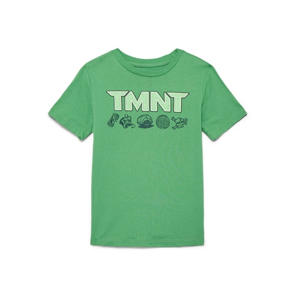 Teenage Mutant Ninja Turtles Boys Graphic Tee with Short Sleeves, Sizes 4-18