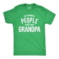 thumbnail image 1 of Mens My Favorite People Call Me Grandpa T Shirt Funny Fathers Day Tee for Guys (Heather Green) - M, 1 of 3