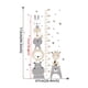 thumbnail image 2 of Adhesivo de pared con gráfico de altura para niños, adhesivo de pared con gráfico de altura para niños, animales del bosque, adhesivo mural extraíble para pared para decoración de, 2 of 5