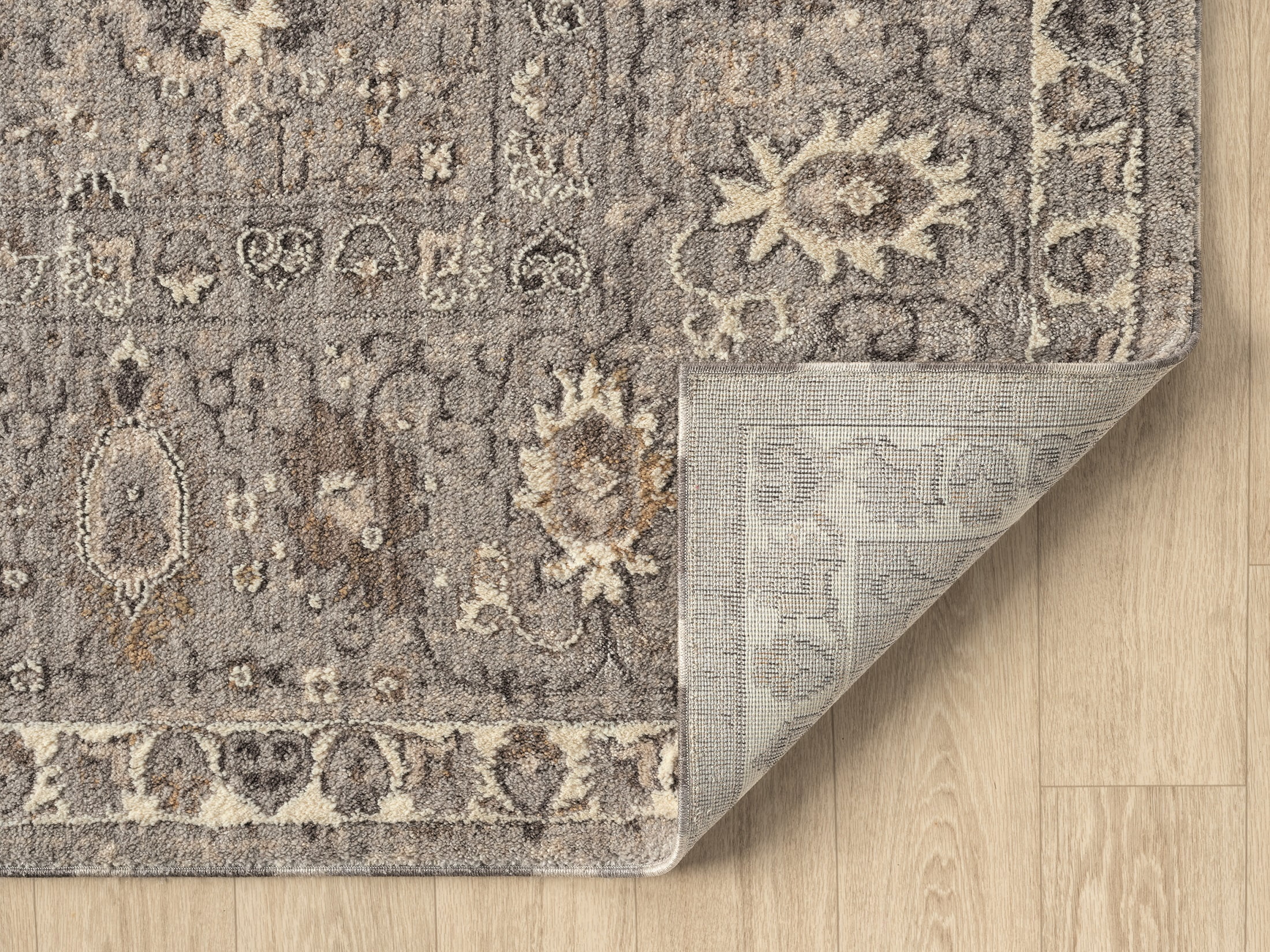 United Weavers Utopia Roseau Contemporary Abstract Accent Rug, Grey, 1'10" x 3'