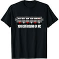 thumbnail image 1 of You Can Count On Me, Funny Lab Tech, Laboratory Life T-ShirtMen and Women, White Negro T-shirt, 1 of 4