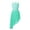 Mint Green, variant on Kids Big Girls Asymmetric Chiffon Skirted Lyrical Ballet Dress Ballroom Dance Leotard Costume Mint Green M