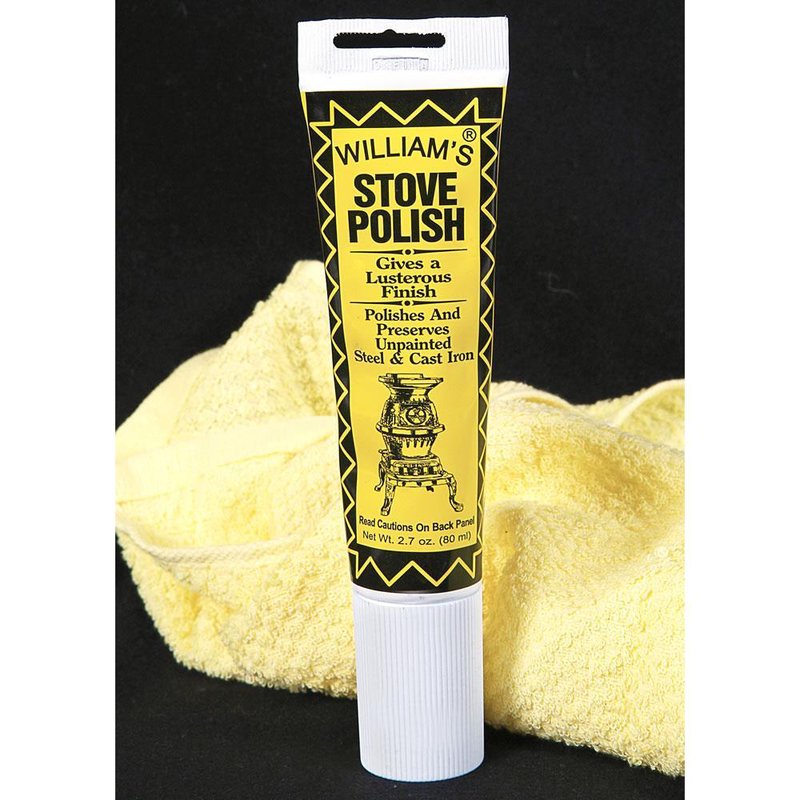 Rutland Products William's Black Stove Polish and Preserve Steel and