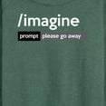 thumbnail image 3 of Instant Message - Ai Imagine Prompt Please Go Away - Women's Lightweight French Terry Long Sleeve Shirt, 3 of 6
