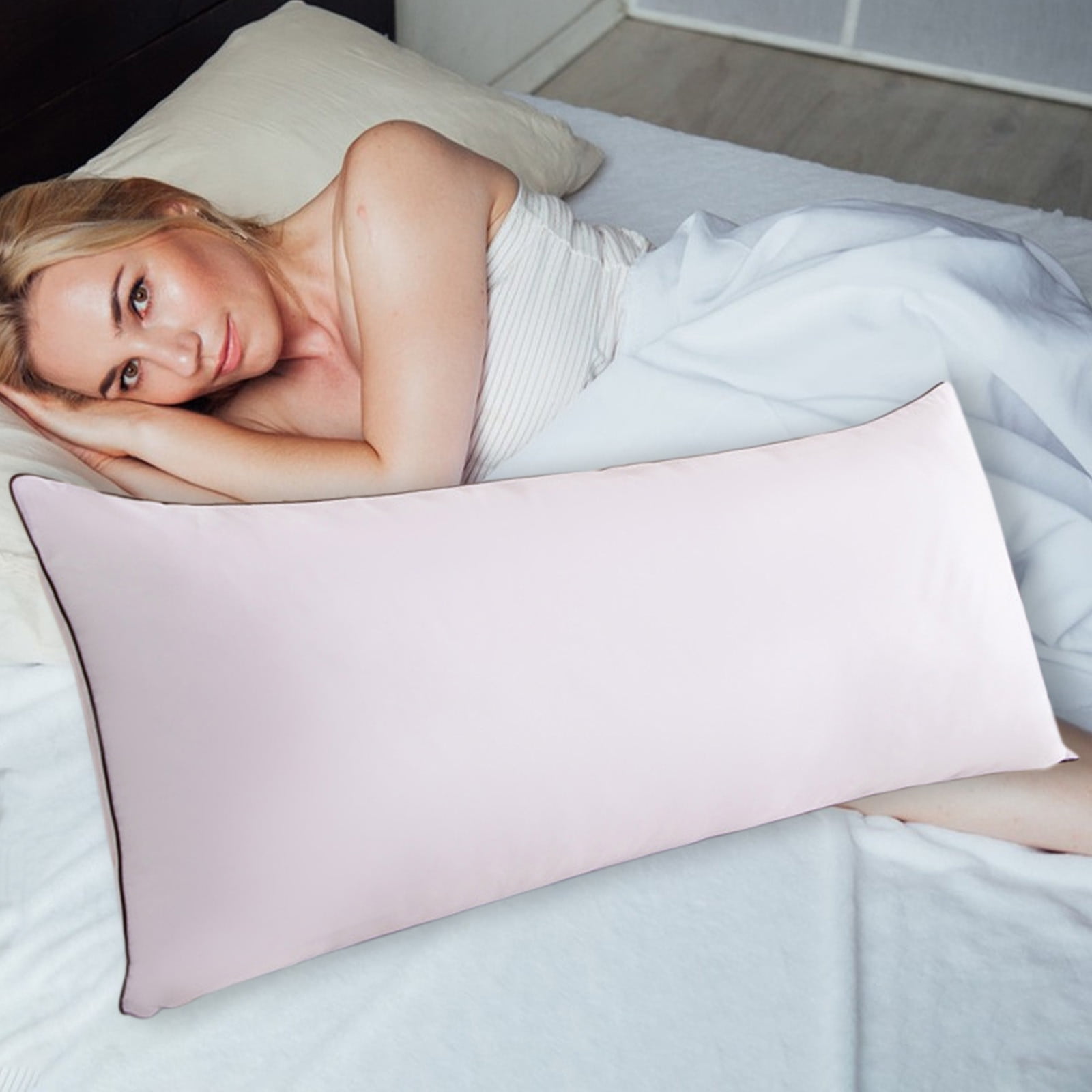 ZZkhGo 1 Meter Down Style Long Body Pillow Cushion Soft Polyester Filling Sofa Bed Bolster Support 100x48cm Sleep Rest Pillow