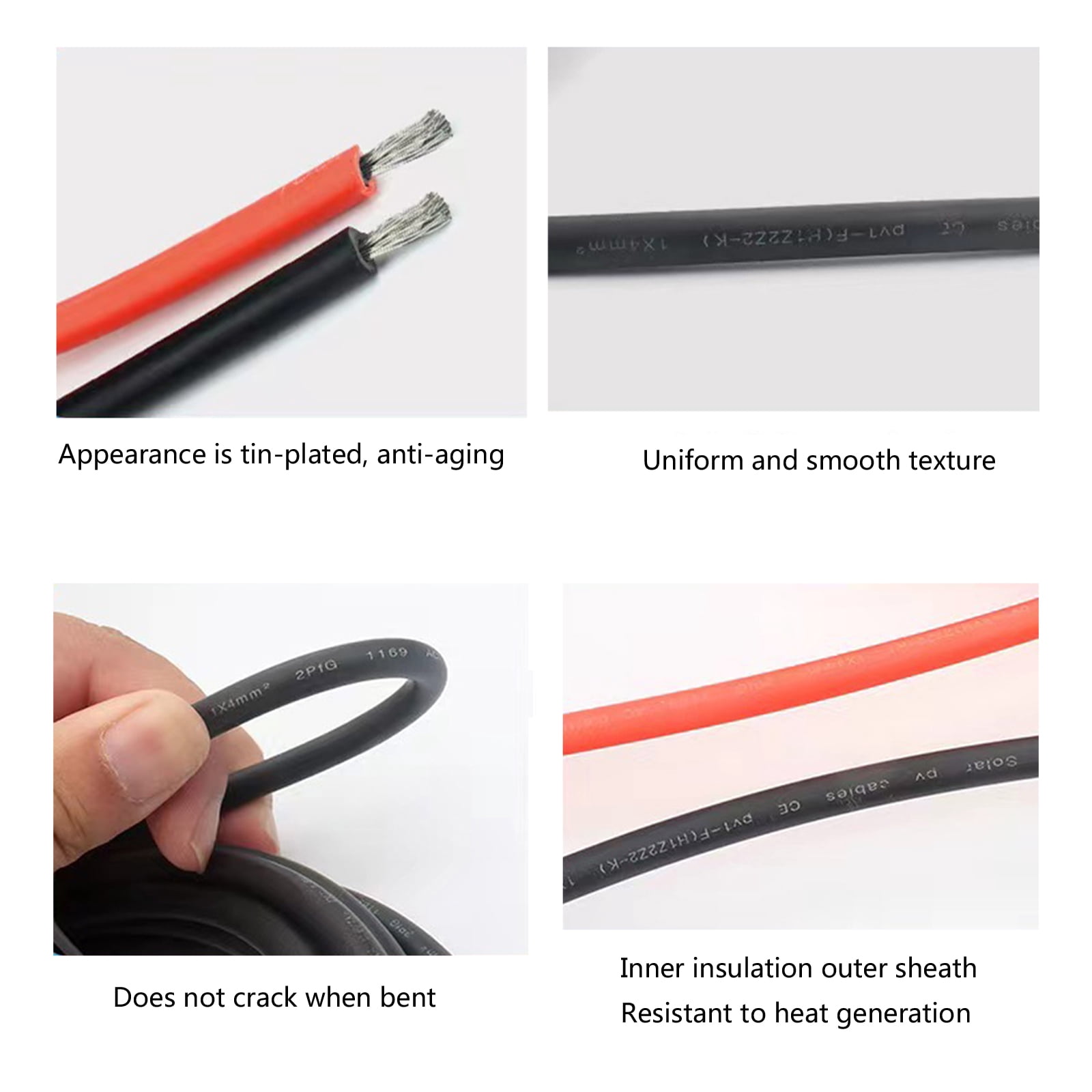 12AWG Solar to XT60 Charging Cable with High Efficiency Power Transfer for Outdoors Adventure