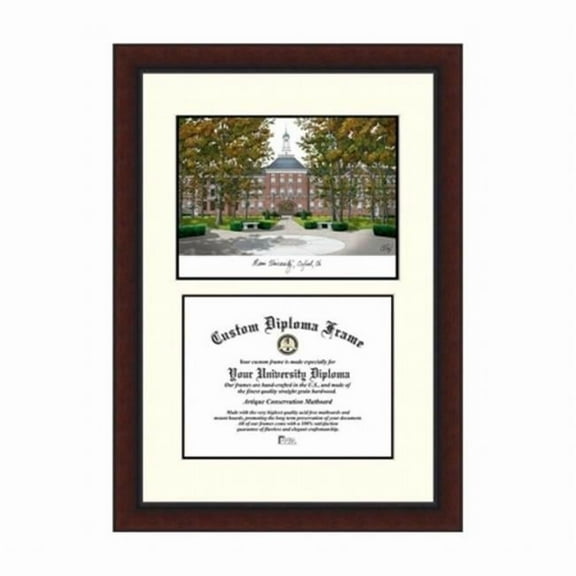 Campusimages OH982LV Miami University Ohio Legacy Scholar Diploma Frame